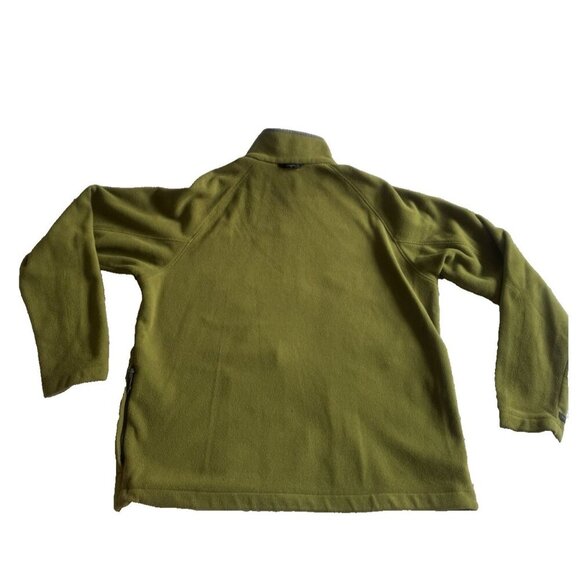 Columbia‎ Jacket Mens Large Olive Green Interchange Fleece Full Zip Sweater Hike - Picture 2 of 14